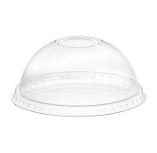 Крышка прозрачная для коктейля купол pet Упакс-Юнити с отверстием д. 95 200/300/400/500мл/ 50шт*20уп
