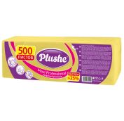 Салфетка Бум Plushe Maxi Professional,1сл, 500л, интенсив, 4 в уп,  (Желтый)