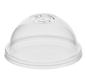 Крышка прозрачная для коктейля купол ПП отверстие пробивается ВЗЛП 90 (20упх50шт) (1000шт) АРТ.3006П