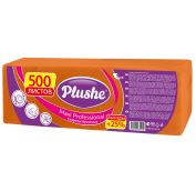 Салфетка Бум Plushe Maxi Professional,1сл, 500л, интенсив, 4 в уп,  (Оранжевый)