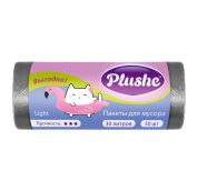 Пакет мусорный 30лит Plushe 50шт, 4,5мкм, эконом (465*490) 50 в кор. АРТ.83340