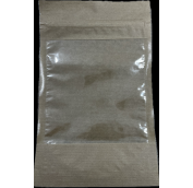 Пакет крафт дой-пак 150х240 AVIORA с окном (45+45) (700шт) АРТ.121-011