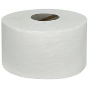 Туал Бумага Plushe Prof с перфор. втулка 60мм, 200м, белый, восстановл. целлюлоза, 2сл., 12 рул. в у