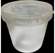 Ведро 1л прозрачное /123*120/ Унипак (360шт) (крышка 2713)
