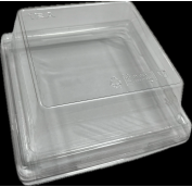 Салатник Бум. 1ЕА 550мл КРЫШКА (OpSalad ) ВЫСОКАЯ 40мм прозрачная (50шт/400шт*кор)