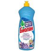 Средство д/посуды БИОЛАН 900мл ЛАВАНДА И ВИТАМИН Е, *12