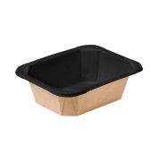 Салатник картонный OCTOBOX 400 ЧЕРНЫЙ OSQ (OCQ, OCIQ, ОСК, ОЭСКЬЮ, ОСИКЬЮ)