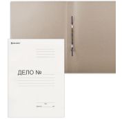 Скоросшиватель картонный BRAUBERG, гарант. плотность 400 г/м2, до 200л АРТ.126524