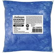 Бахилы КОМПЛЕКТ 100 штук (50 пар) в упаковке, ЭКОНОМ, размер 39х13 см, 20 мкм, 2 г, ПНД, ЛЮБАША