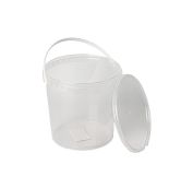 Ведро/крышка 3,3л прозрачное /180*177/ БП (90шт) (шт.)