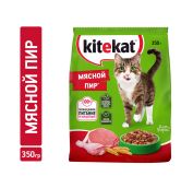 Корм для животных Kitekat Мясной пир 350г (18шт*кор)