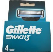 Сменные кассеты GILLETTE Mach3 к бритв. станку 4шт