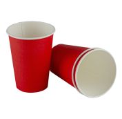 Бум стакан Виридо 0,350л диам 90мм ГН КРАСНЫЙ /16уп * 50шт/ (800шт)