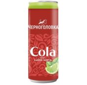 0,33л Черноголовка Лимонад Кола Лайм-Мята ж/б *12шт