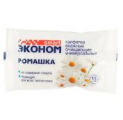 Влажные салфетки (15шт) Смарт Эконом Ромашка (108) (шт.). АРТ.30027