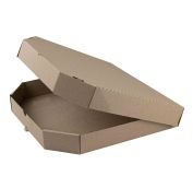 Короб под пиццу  цельный гофрокартон 310х310 бурый УП / 50шт