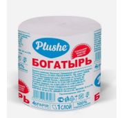 Туал Бумага Вторсырье Богатырь, 1сл, серая, без втулки, 30в уп