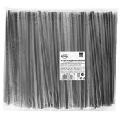 Трубочки для коктейля  8х240 в инд. пп. уп. прямая черная  /16х250шт/4000шт AVIORA АРТ.401-294