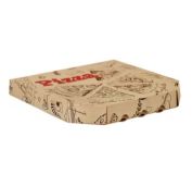 Короб под пиццу  цельный гофрокартон 300х300 бурый с печатью / 100шт