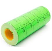 Ценник этикет-лента 50х40 AVIORA 350шт зеленая (20уп*5 бабин) (100 бабин) АРТ.304-015