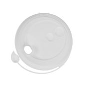 Крышка для стак. Покров д.80мм (0,250/0,330л) с закрыв. носиком прозрачная матовая (20уп х50шт) (100