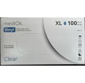 Перчатки винил. неопудр. Mediok  XL / 100шт