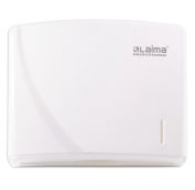 Диспенсер для полотенец LAIMA PROFESSIONAL ORIGINAL (Система H2), Z-сложения, белый, ABS-пластик, 60