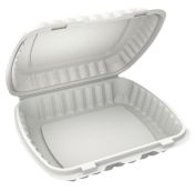 Ланч-бокс ПП РК-241 белый (100 шт/уп) Комус АРТ.2272183