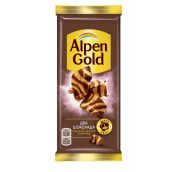 Шоколад АЛЬПЕН ГОЛЬД 85г 1/21 ТЕМНЫЙ и БЕЛЫЙ