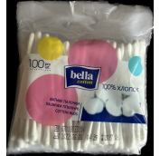 Ватные палочки 100 шт BELLA COTTON п/э пакет