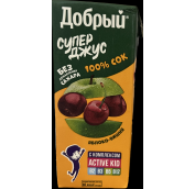 0,2л ДОБРЫЙ Вишня-Яблоко 1*27 Тетрапак