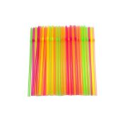 Трубочки для коктейля  5х210 с изгибом флюор. /48х250шт/ (12000)