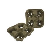 Держатель для 4-х стаканов Натуральный (130шт)