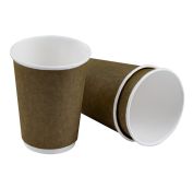 Бум стакан Виридо 0,350л диам 90мм ГН Крафт 2-х слойн.  /16уп * 25шт/ (400шт)