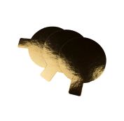 ДоЭко Подложка 1,5мм  д80мм золото/жемчуг GWD (50шт)