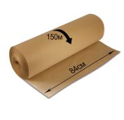 Крафт-бумага в рулоне, 840 мм х 150 м, плотность 78 г/м2, BRAUBERG