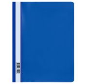 Папка-скоросшиватель пластик. СТАММ А4, 120мкм, синяя с прозр. верхом