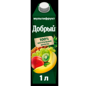 1л ДОБРЫЙ МУЛЬТИФРУКТ Тетрапак /12