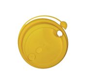 Крышка для стак. Покров д.90мм (0,300-0,500л) с закрыв. носиком желтая матовая (20уп х50шт)  (1000шт