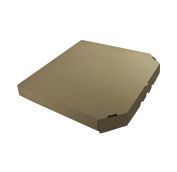 Короб под пиццу  цельный гофрокартон 250х250 бурый  / 100шт
