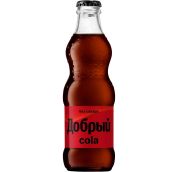 0,25л газ. нап. Добрый Кола без сахара Стекло 12шт*уп