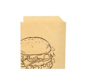 Пакет бумажный пищ. Уголок 175х140 жиростойкий ВЫПЕЧКА 100шт коричневый AVIORA (2000) АРТ.108-088