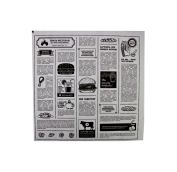 Обертка для гамбургера 305х305 парафин Газета 6упх500шт (3000шт)