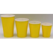 Бум стакан Л-ПАК 0,250л диам 80мм ГН ЖЕЛТЫЙ  (1000шт/кор)