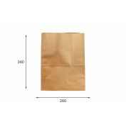 Пакет крафт без ручки б/п 260х150х340 крафт 70гр (500шт) НПФ