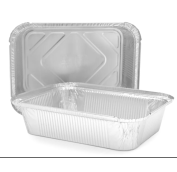 Алюмин. формы прямоуг., L-край, 1900 мл, 262*189/215*145 h=55мм 50 шт (500) АРТ.410-023