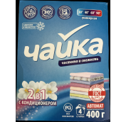 Порошок стир. ЧАЙКА Авт 400гр УНИВЕРСАЛ 2в1 с кондиционером