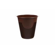 Стакан для горячих напитков ПП ВЗЛП 250мл д.90мм КОРИЧ 13шт*20уп/260шт*кор/ВЗЛП/1033Кор