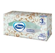 Салфетка Бум косметич.в коробочках, ZEWA (ЗЕВА) DELUXE 3сл.  90шт