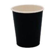 Бум стакан Л-ПАК 0,250л диам 80мм ГН Черный  (1000шт/кор)